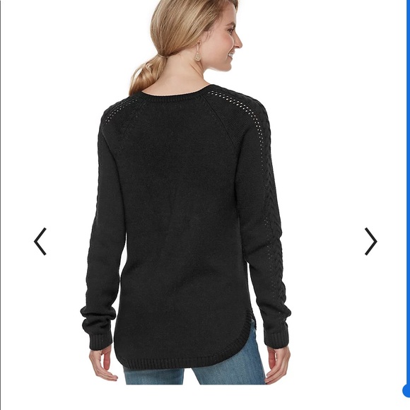 2 NWOT Pretty, Cute & Cozy Sweaters in Beautiful, rich colors of blue and green - Picture 6 of 16